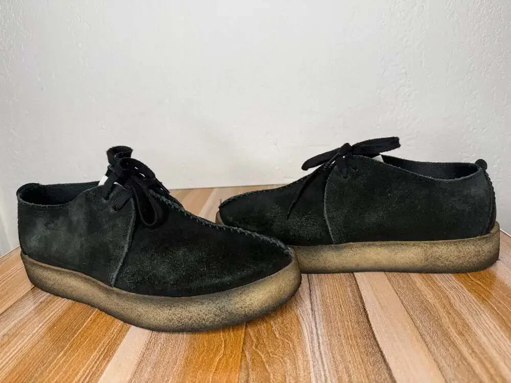 Clarks Originals Desert Trek Black Suede Shoes